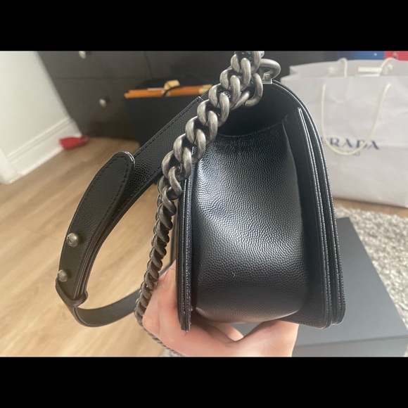 🌟❗️SOLD❗️CHANEL BOY CAVIAR🌟 - Picture 8 of 16